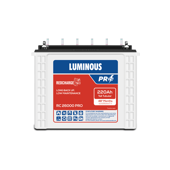 Luminous Battery 220 Ah - RC 26000 PRO