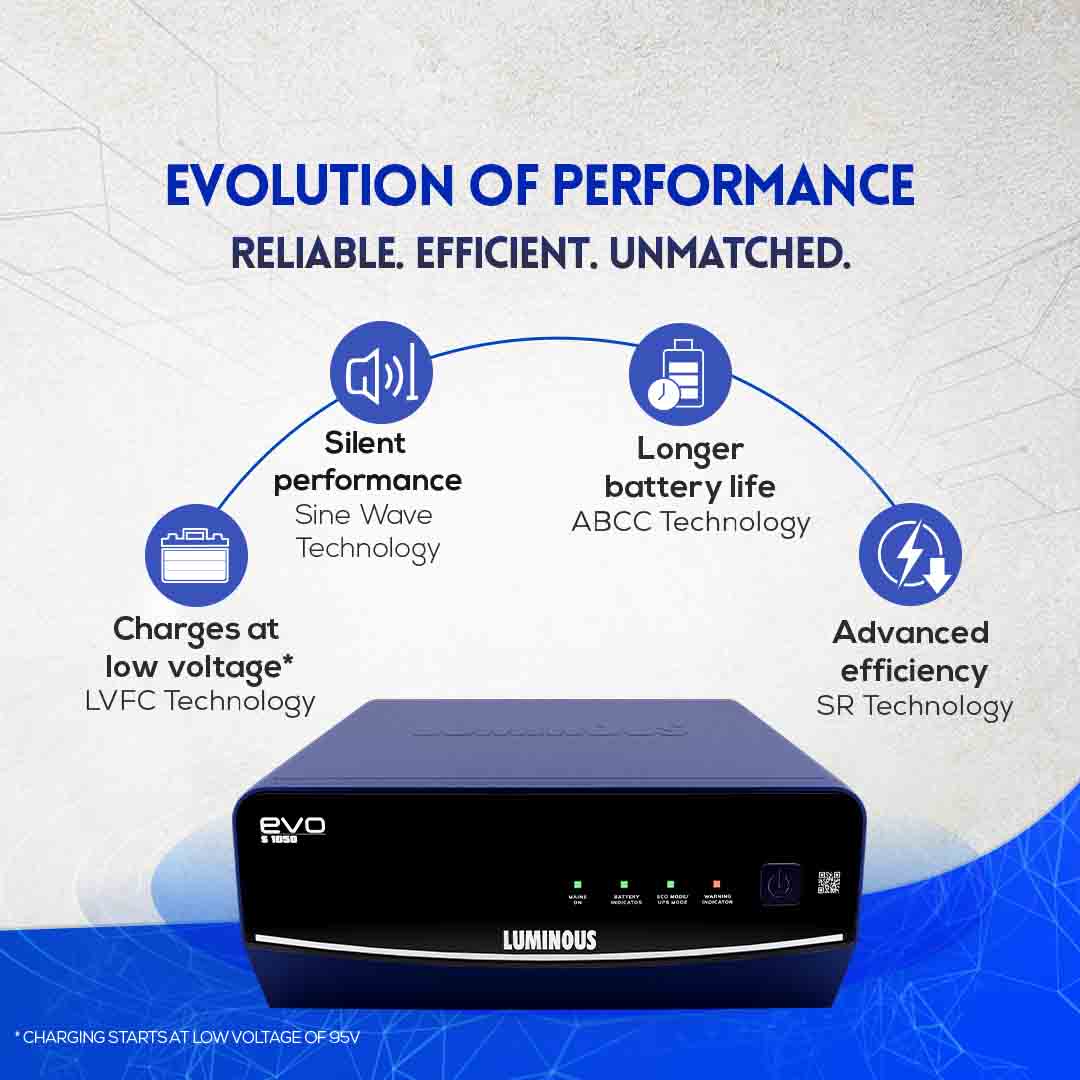 Luminous Home UPS Inverter EVO S 1050