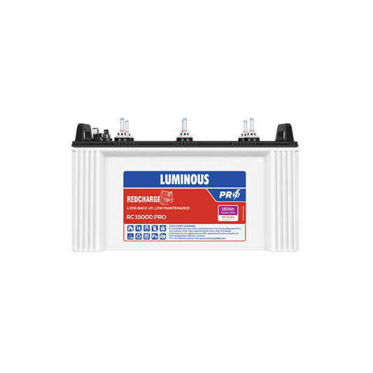 LUMINOUS BATTERY 120AH- RC15000PRO