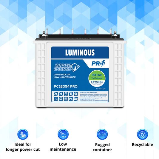 Luminous Battery 150 Ah – PC18054 PRO