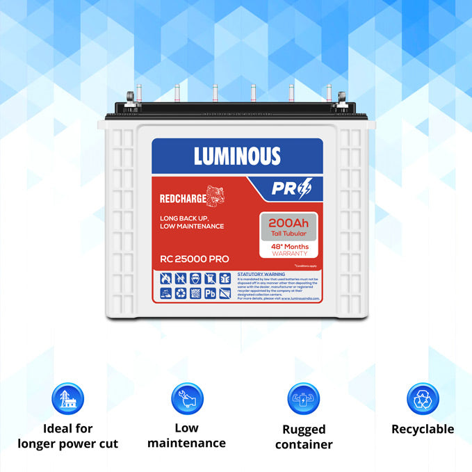 Luminous Battery 200 Ah – RC25000 PRO